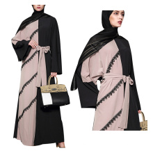 Moda modesta dubai fantasia S-4XL roupas islâmicas muçulmanos abaya egito